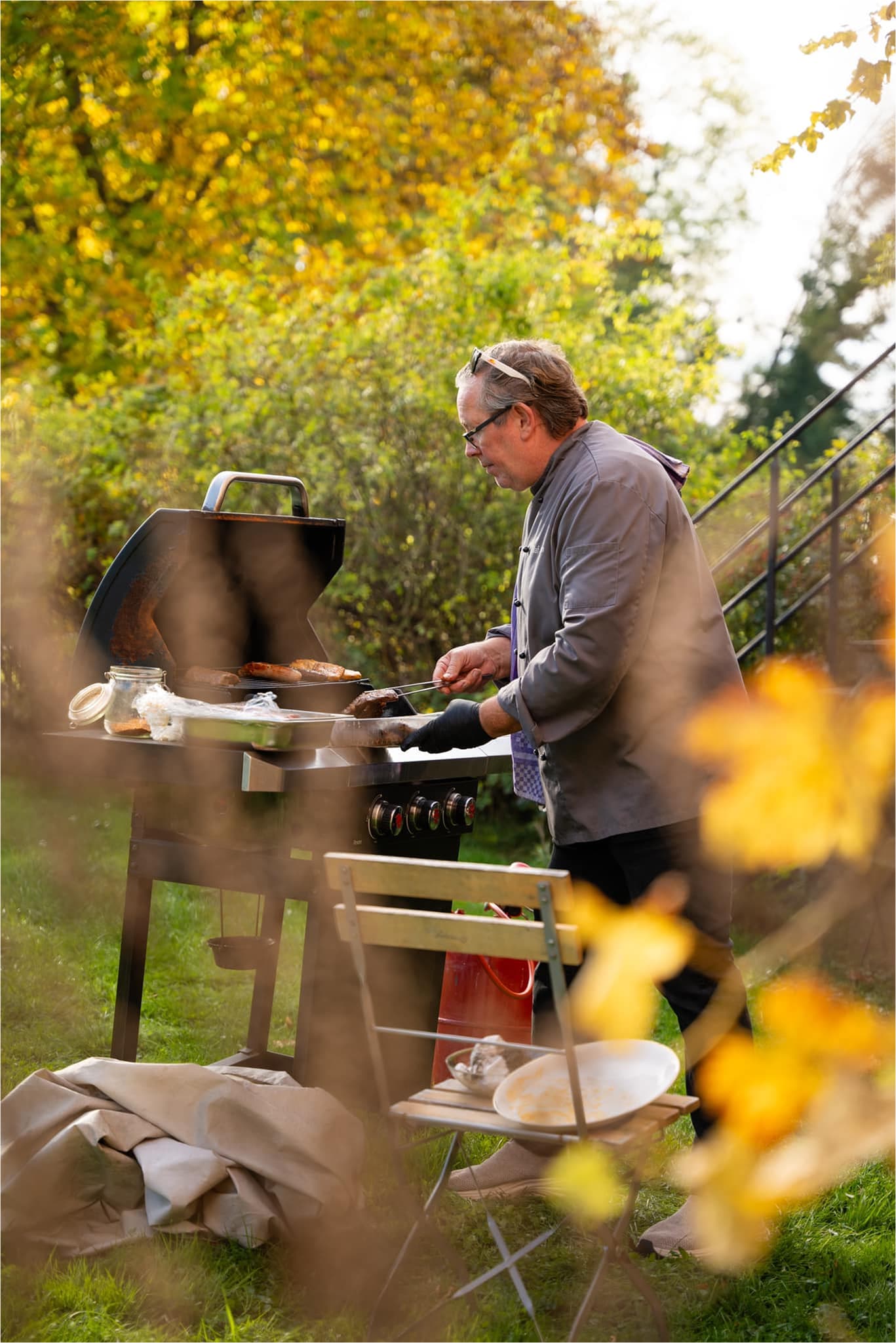 Handwerker bei der Arbeit